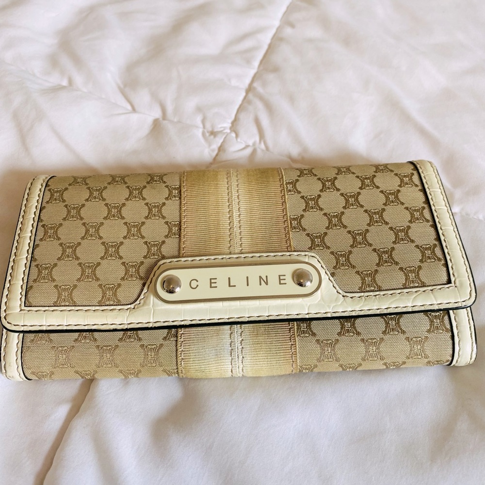 Celine Canvas Long Wallet